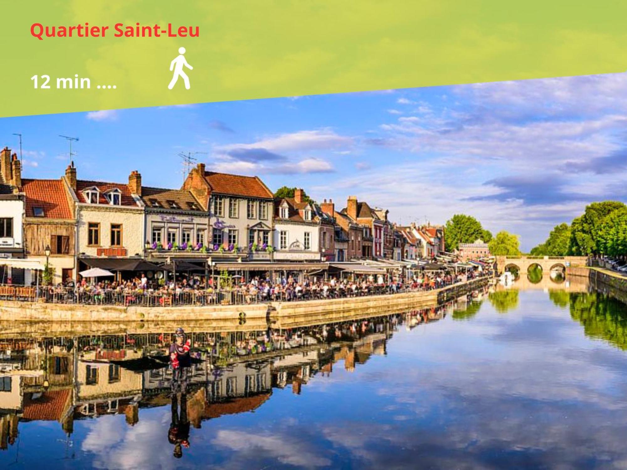 Vue Cathedrale, Beffroi, Netflix En Hyper Centre Amiens Exterior foto